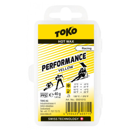 Vosak TOKO Performance žuti 40 g Triple