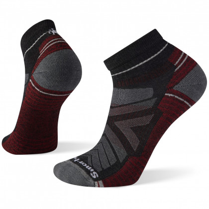 Muške čarape Smartwool Performance Hike Light Cushion Ankle siva/crvena Charcoal