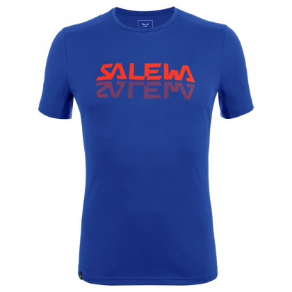 Muška majica Salewa *Sporty Graphic Dry M S/S Tee plava