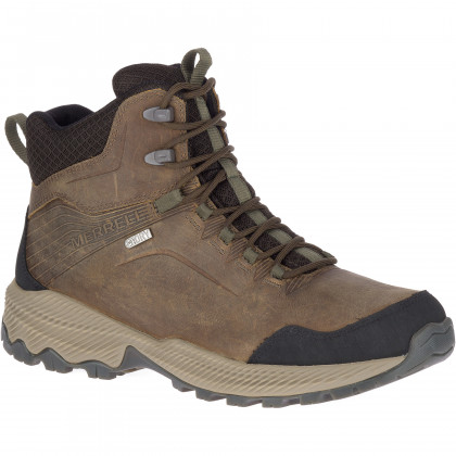 Muške cipele za planinarenje Merrell Forestbound Mid Wtpf tamno smeđa Cloudy