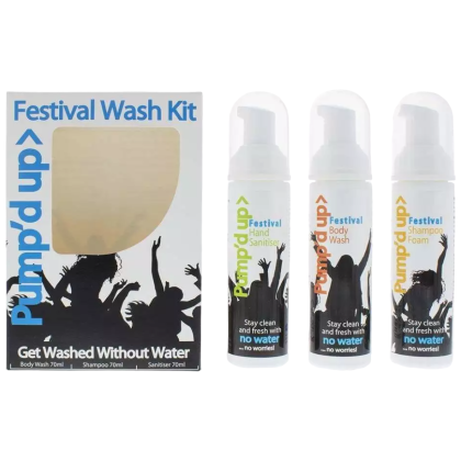 Šampon za putovanje Pump´d UP Festival Wash Kit
