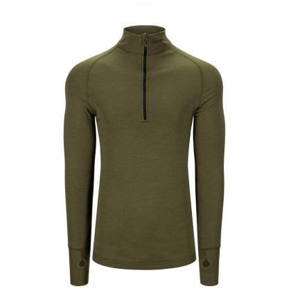 Muška rolka Brynje of Norway Arctic Tactical Zip-polo 3/4 neck masine olive