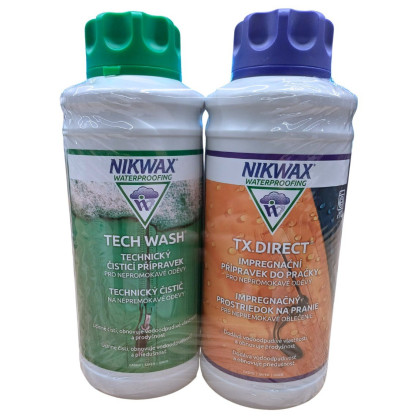 Impregnacija Nikwax Set Tech Wash i TX.Direct (1000 + 1000 ml)