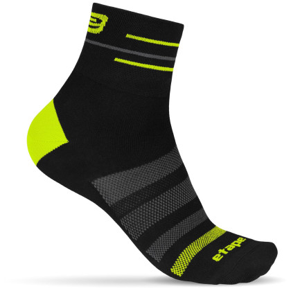 Čarape Etape Sox crna/žuta Black/YellowFluo