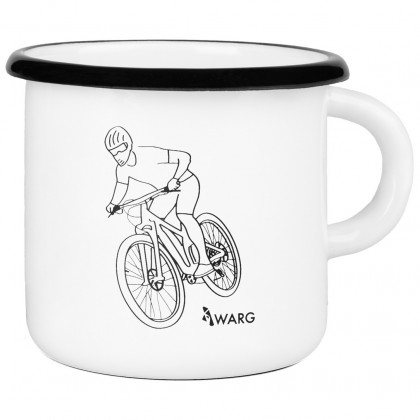 Šalica Warg Cup Cyclist bijela