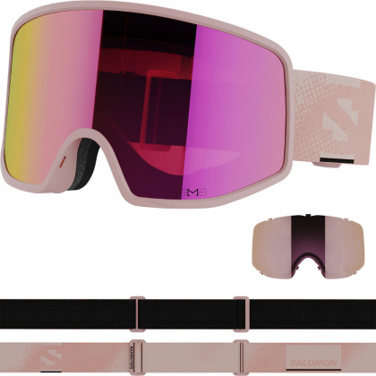Skijaške naočale Salomon Sentry Pro Sigma +1Lens ružičasta
