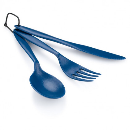 Pribor za jelo GSI Outdoors Tekk Cutlery Set plava
