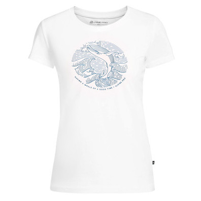 Ženska majica Alpine Pro Planeta bijela