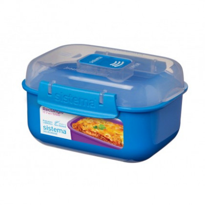 Kutija za hranu Sistema Rectangle 525ML plava