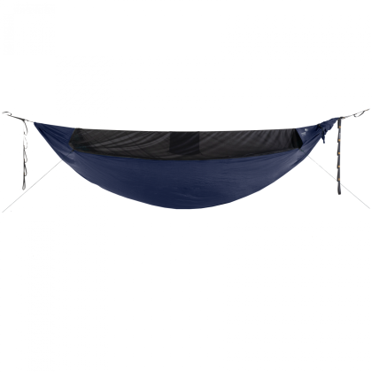 Viseća mreža za postavljanje na drvo Ticket to the moon Lightest Pro Hammock tamno plava Navy Blue - Recycled Nylon