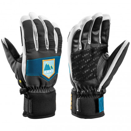 Rukavice za skijanje Leki Patrol 3D Junior crna/plava graphite-petrol