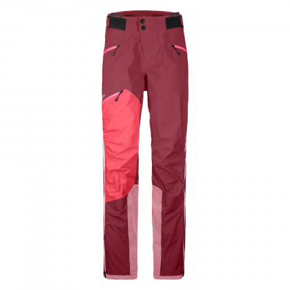 Ženske hlače Ortovox Westalpen 3L Pants W crvena DarkBlood