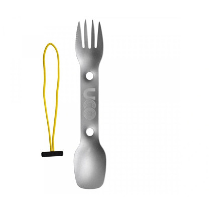 Pribor za kampiranje Spork UCO Titanium Utility Spork siva