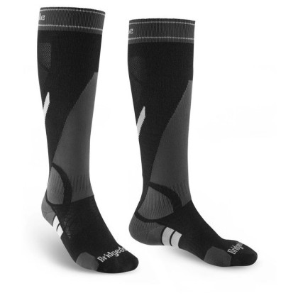 Dokoljenice Bridgedale Ski Lightweight crna/siva black/grey/816