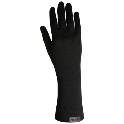 Rukavice Zulu Merino 160 Long crna Black