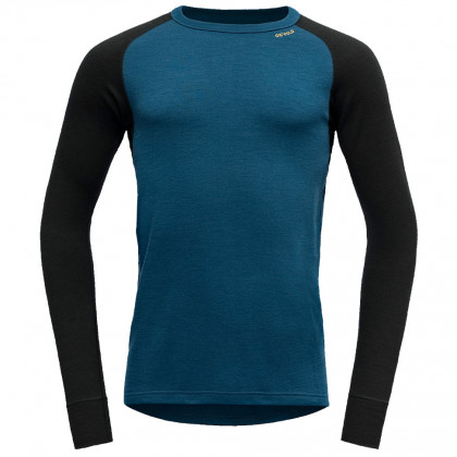 Muška majica Devold Expedition Man Shirt plava/crna Flood/Black