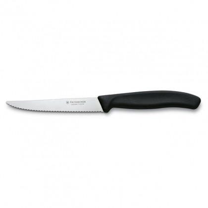 Nož za odrezak Victorinox nož za meso Victorinox 11 cm crna