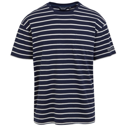 Muška majica Regatta Shorebay Tee II plava/bijela Navy/WhitStr