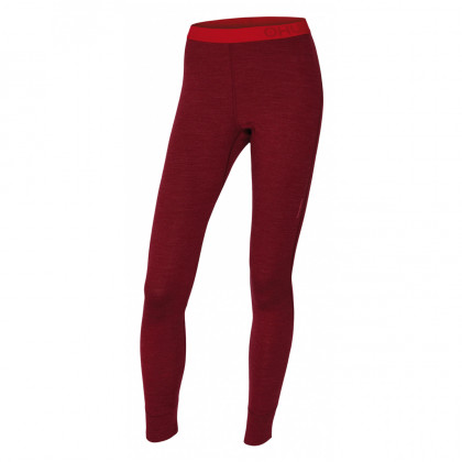 Ženske funkcionalne hlače Husky Merino 100 crvena