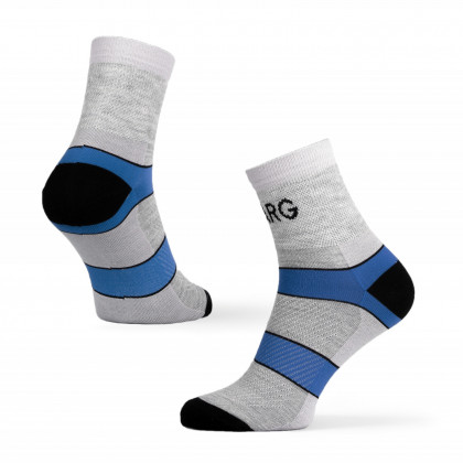 Muške čarape Warg Trail MID Wool siva/plava SvSedaCernoModraCerna