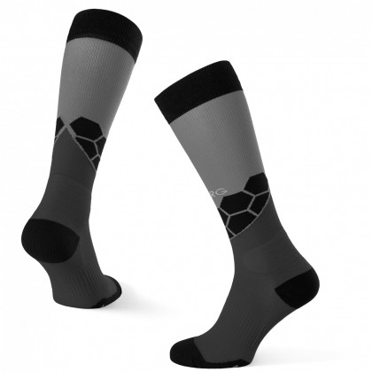 Kompresijske čarape Warg Runner M crna/siva