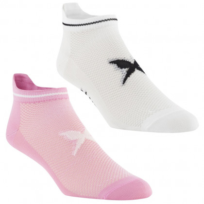 Ženske čarape Kari Traa Nora Sock 2Pk roza / bijela