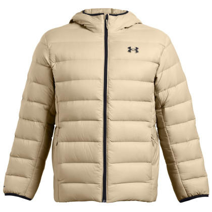 Muška jakna Under Armour Legend Down Hooded Jacket bež BRN