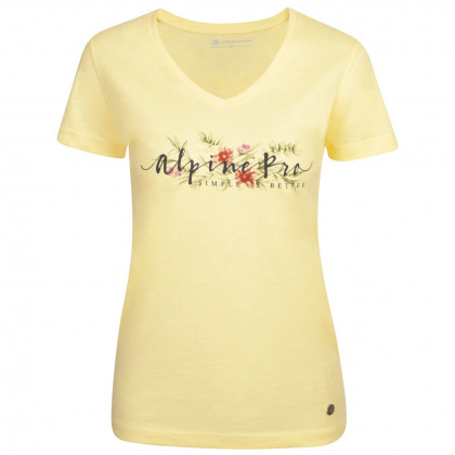 Ženska majica Alpine Pro Kerpa 5 žuta