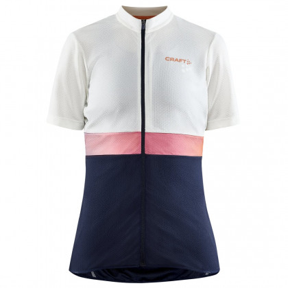 Ženski biciklistički dres Craft CORE Endur bijela/plava