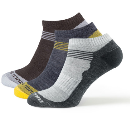 Čarape Zulu Merino Summer M 3-pack mješavina boja