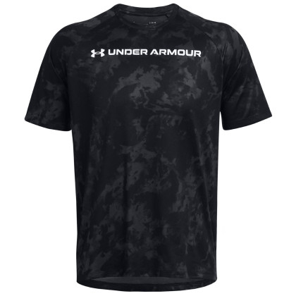 Muška majica Under Armour Tech ABC Camo SS crna blk