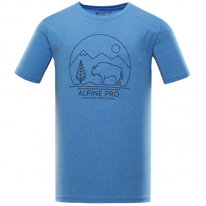 Muška majica Alpine Pro Abic 9 svijetlo plava