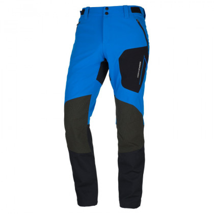 Muške softshell hlače Northfinder Ander crna/plava