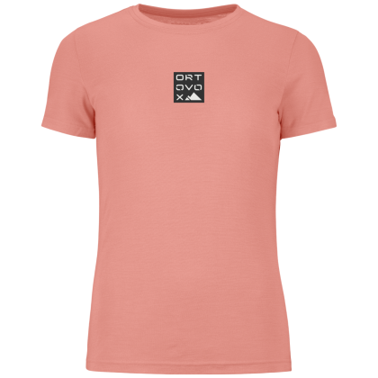 Ženska majica Ortovox 185 Merino Square T-shirt Women's ružičasta Bloom