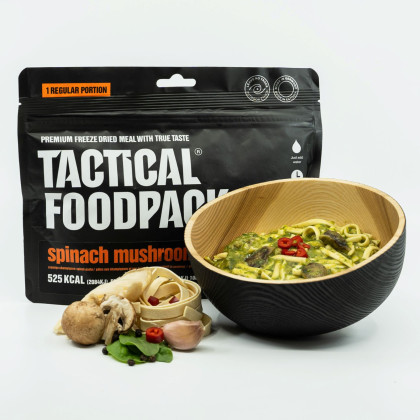 Glavno jelo Tactical Foodpack Spinach Mushroom Pasta 110g