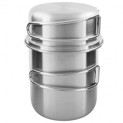 Šalica Tatonka Handle Mug 600 Set srebrena Silver