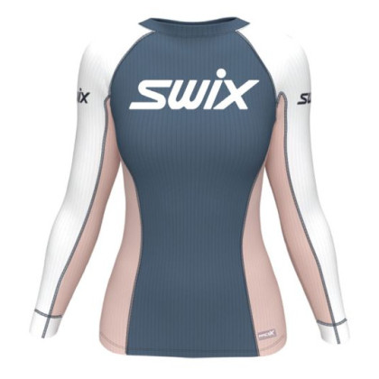 Ženska majica Swix RaceX Lake Blue plava/bijela