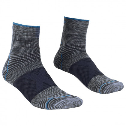Čarape Ortovox Alpinist Quarter Socks siva/plava GrayBlend