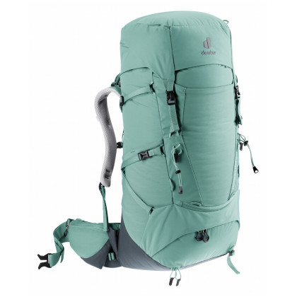 Turistički ruksak Deuter Aircontact Core 45+10 SL svijetlo plava jade-graphite