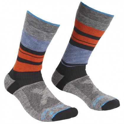 Čarape Ortovox All Mountain Mid Socks Warm M siva/plava Multicolour