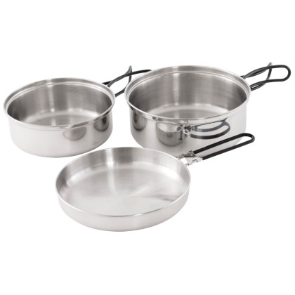 Posuđe Easy Camp Tour Cook Set srebrena