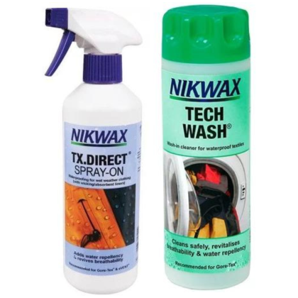 Impregnacija Nikwax Twin Tech Wash + TX Direct Spray-On 2x300ml