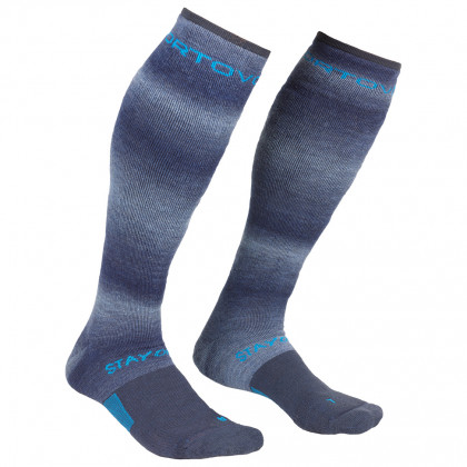 Muške čarape Ortovox Ski Stay Or Go Socks plava NightBlue