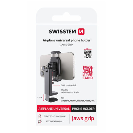 Držač Swissten Universal phone holder Jaws Grip