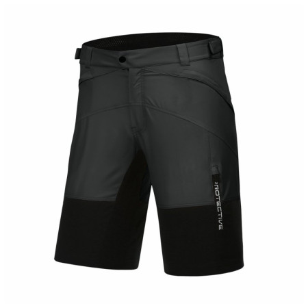 Muški biciklistički šorc Protective Bounce crna/siva