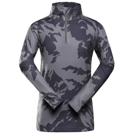Dječja majica Alpine Pro Stanso Grey siva ŠEDÁ