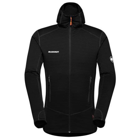 Muške funkcionalne majice dugih rukava Mammut Taiss Light ML Hooded Jacket Men crna black 0001