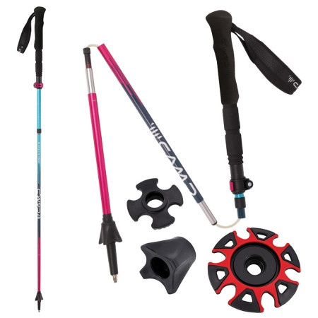 Trekking štapovi Camp Sonic Alu Evo W plava/ružičasta