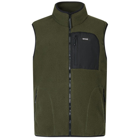 Muški prsluk Regatta Frankie Borg B/W khaki/crna DarkKhak/Blk