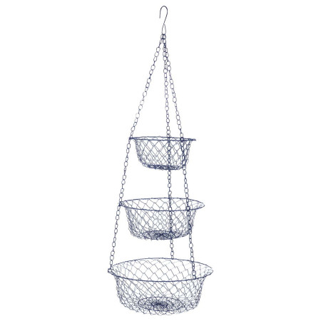 Organizator Bo-Camp Hanging baskets 3-level plava metal blue